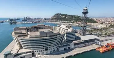 teleferico del puerto de barcelona a montjuic
