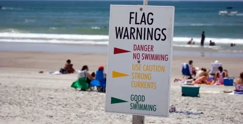 Significado del color de las banderas en la playa