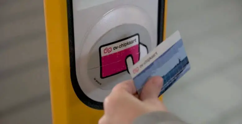 ov chipkaart tarjeta de transporte amsterdam