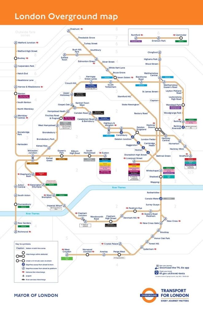 london overground mapa